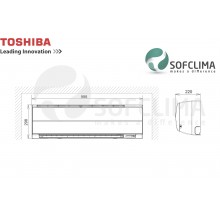 Климатик за сървър Toshiba RAV-HM801KRTP-E / RAV-GP801ATW-E Super Digital Inverter  24000 BTU, 7,1 kW